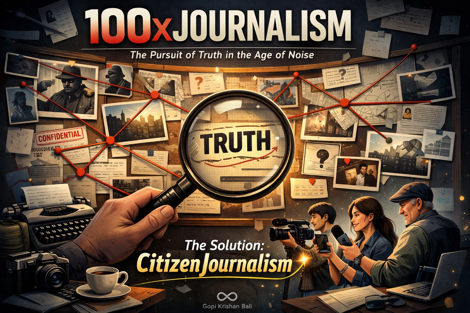 for Truth, Trust and Transformation of NxtGen Journalists follow 100x Journalism Join Citizen Journalism Academy